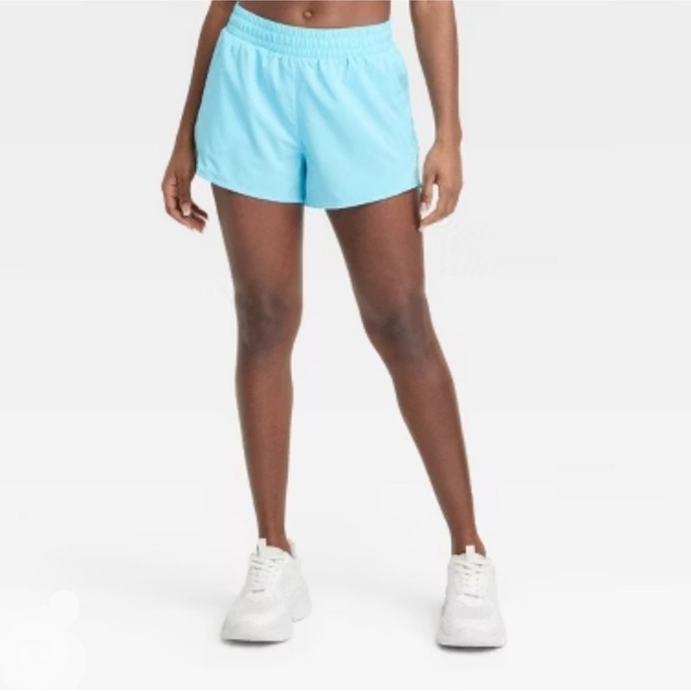 All in Motion Light Blue Athletic Shorts